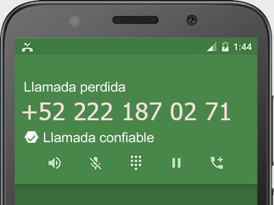 2221870271 número estafador? es spam? ¿A qué empresa pertenece? 2221870271 