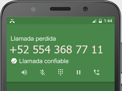 5543687711 número estafador? es spam? ¿A qué empresa pertenece? 5543687711 