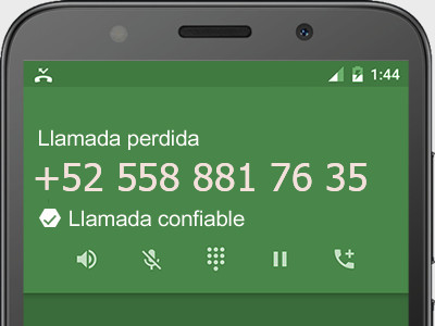 5588817635 número estafador? es spam? ¿A qué empresa pertenece? 5588817635 