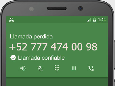 7774740098 número estafador? es spam? ¿A qué empresa pertenece? 7774740098 