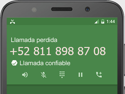 8118988708 número estafador? es spam? ¿A qué empresa pertenece? 8118988708 