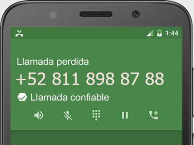 8118988788 número estafador? es spam? ¿A qué empresa pertenece? 8118988788 