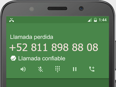 8118988808 número estafador? es spam? ¿A qué empresa pertenece? 8118988808 