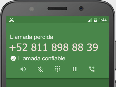 8118988839 número estafador? es spam? ¿A qué empresa pertenece? 8118988839 