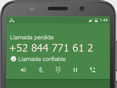 844771612 número estafador? es spam? ¿A qué empresa pertenece? 844771612 