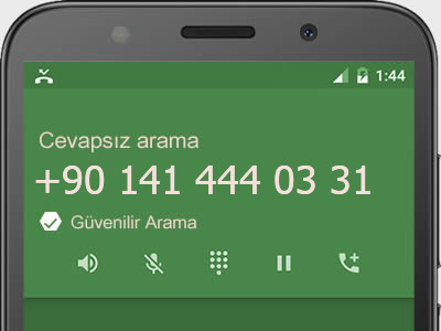 0141 444 03 31 numarası dolandırıcı mı? spam mı? hangi firmaya ait? 0141 444 03 31 numarası hakkında yorumlar