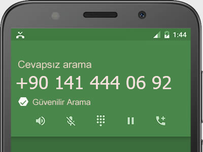 0141 444 06 92 numarası dolandırıcı mı? spam mı? hangi firmaya ait? 0141 444 06 92 numarası hakkında yorumlar