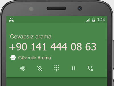 0141 444 08 63 numarası dolandırıcı mı? spam mı? hangi firmaya ait? 0141 444 08 63 numarası hakkında yorumlar