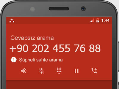 0202 455 76 88 numarası dolandırıcı mı? spam mı? hangi firmaya ait? 0202 455 76 88 numarası hakkında yorumlar