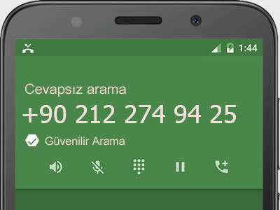 0212 274 94 25 numarası dolandırıcı mı? spam mı? hangi firmaya ait? 0212 274 94 25 numarası hakkında yorumlar