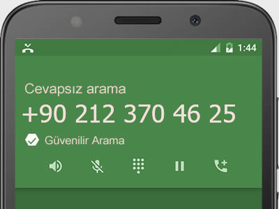 0212 370 46 25 numarası dolandırıcı mı? spam mı? hangi firmaya ait? 0212 370 46 25 numarası hakkında yorumlar