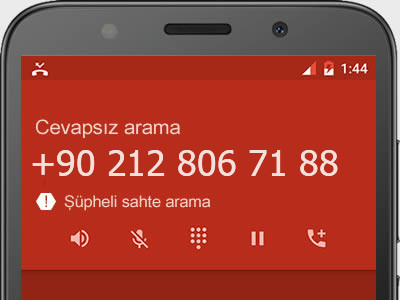 0212 806 71 88 numarası dolandırıcı mı? spam mı? hangi firmaya ait? 0212 806 71 88 numarası hakkında yorumlar