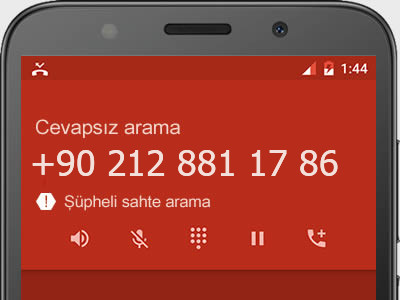 0212 881 17 86 numarası dolandırıcı mı? spam mı? hangi firmaya ait? 0212 881 17 86 numarası hakkında yorumlar