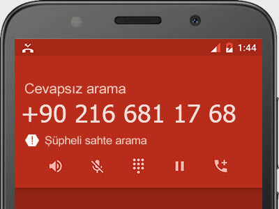 0216 681 17 68 numarası dolandırıcı mı? spam mı? hangi firmaya ait? 0216 681 17 68 numarası hakkında yorumlar