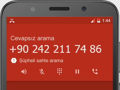 0242 211 74 86 numarası dolandırıcı mı? spam mı? hangi firmaya ait? 0242 211 74 86 numarası hakkında yorumlar