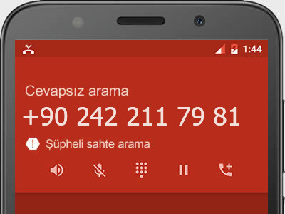 0242 211 79 81 numarası dolandırıcı mı? spam mı? hangi firmaya ait? 0242 211 79 81 numarası hakkında yorumlar