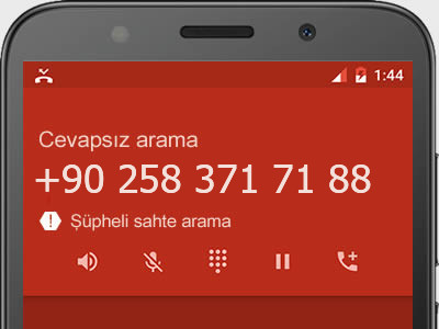 0258 371 71 88 numarası dolandırıcı mı? spam mı? hangi firmaya ait? 0258 371 71 88 numarası hakkında yorumlar