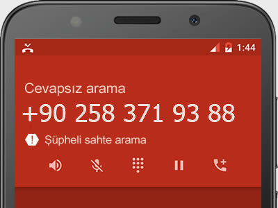 0258 371 93 88 numarası dolandırıcı mı? spam mı? hangi firmaya ait? 0258 371 93 88 numarası hakkında yorumlar