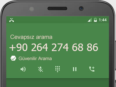 0264 274 68 86 numarası dolandırıcı mı? spam mı? hangi firmaya ait? 0264 274 68 86 numarası hakkında yorumlar