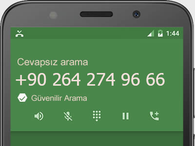 0264 274 96 66 numarası dolandırıcı mı? spam mı? hangi firmaya ait? 0264 274 96 66 numarası hakkında yorumlar