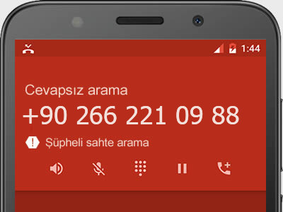 0266 221 09 88 numarası dolandırıcı mı? spam mı? hangi firmaya ait? 0266 221 09 88 numarası hakkında yorumlar