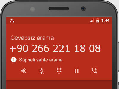 0266 221 18 08 numarası dolandırıcı mı? spam mı? hangi firmaya ait? 0266 221 18 08 numarası hakkında yorumlar