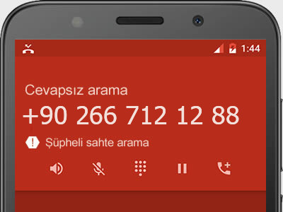 0266 712 12 88 numarası dolandırıcı mı? spam mı? hangi firmaya ait? 0266 712 12 88 numarası hakkında yorumlar