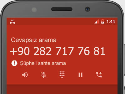 0282 717 76 81 numarası dolandırıcı mı? spam mı? hangi firmaya ait? 0282 717 76 81 numarası hakkında yorumlar