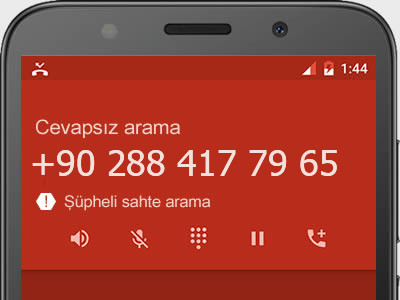 0288 417 79 65 numarası dolandırıcı mı? spam mı? hangi firmaya ait? 0288 417 79 65 numarası hakkında yorumlar