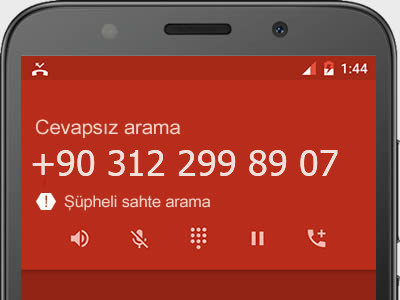 0312 299 89 07 numarası dolandırıcı mı? spam mı? hangi firmaya ait? 0312 299 89 07 numarası hakkında yorumlar