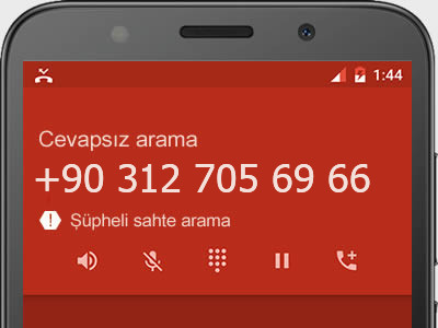 0312 705 69 66 numarası dolandırıcı mı? spam mı? hangi firmaya ait? 0312 705 69 66 numarası hakkında yorumlar