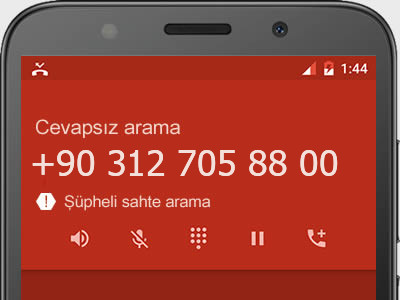 0312 705 88 00 numarası dolandırıcı mı? spam mı? hangi firmaya ait? 0312 705 88 00 numarası hakkında yorumlar