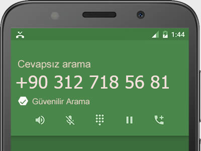 0312 718 56 81 numarası dolandırıcı mı? spam mı? hangi firmaya ait? 0312 718 56 81 numarası hakkında yorumlar