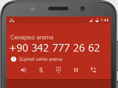 0342 777 26 62 numarası dolandırıcı mı? spam mı? hangi firmaya ait? 0342 777 26 62 numarası hakkında yorumlar