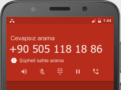 0505 118 18 86 numarası dolandırıcı mı? spam mı? hangi firmaya ait? 0505 118 18 86 numarası hakkında yorumlar