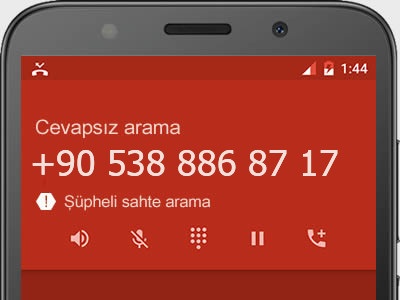 0538 886 87 17 numarası dolandırıcı mı? spam mı? hangi firmaya ait? 0538 886 87 17 numarası hakkında yorumlar