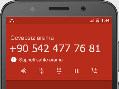 0542 477 76 81 numarası dolandırıcı mı? spam mı? hangi firmaya ait? 0542 477 76 81 numarası hakkında yorumlar