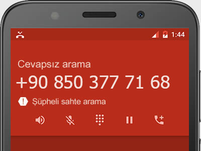 0850 377 71 68 numarası dolandırıcı mı? spam mı? hangi firmaya ait? 0850 377 71 68 numarası hakkında yorumlar