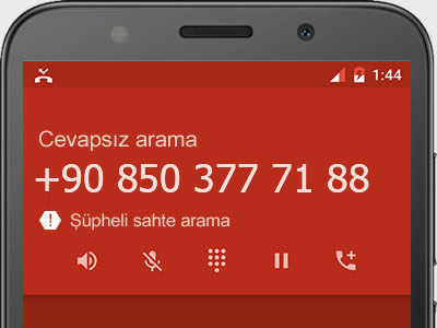 0850 377 71 88 numarası dolandırıcı mı? spam mı? hangi firmaya ait? 0850 377 71 88 numarası hakkında yorumlar